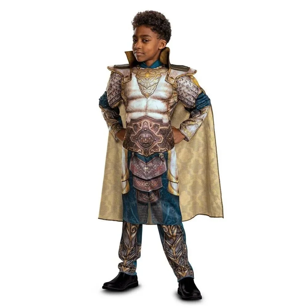 NEW Xenk Dungeons & Dragons Halloween Costume Boys Medium 8 Jumpsuit Cape